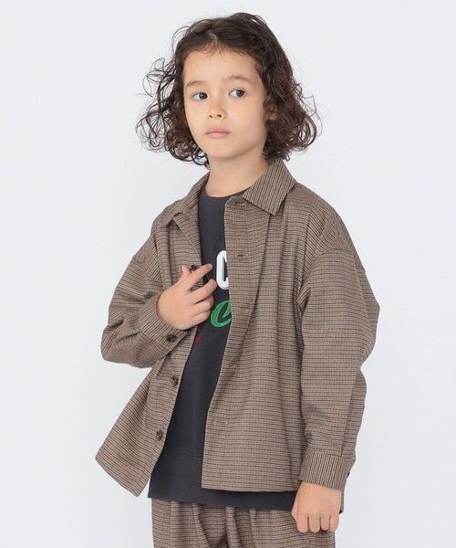 SHIPS / シップス シャツ・ブラウス | SHIPS KIDS:100〜130cm / 千鳥柄 チェック シャツ アウター | 詳細3