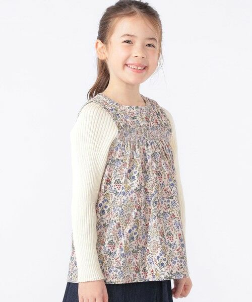 SHIPS / シップス シャツ・ブラウス | SHIPS KIDS:100〜130cm / コーデュロイ リブ レイヤード トップス | 詳細1