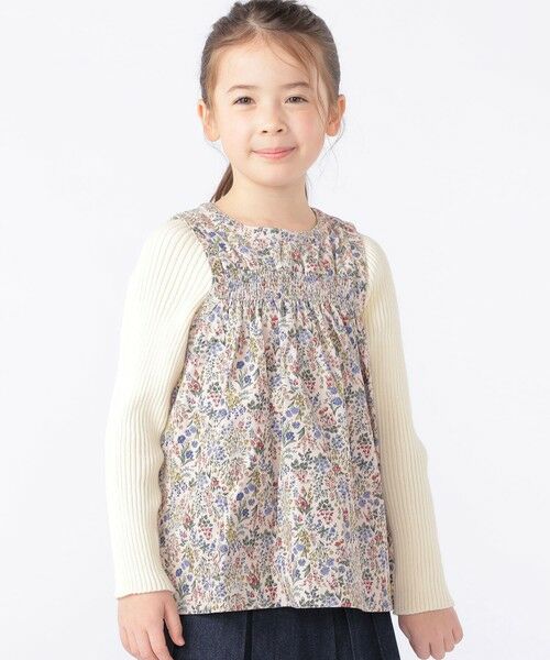 SHIPS / シップス シャツ・ブラウス | SHIPS KIDS:100〜130cm / コーデュロイ リブ レイヤード トップス | 詳細2