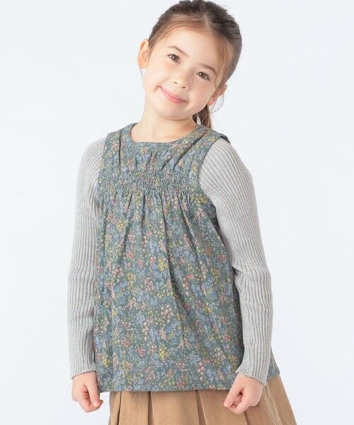 SHIPS / シップス シャツ・ブラウス | SHIPS KIDS:100〜130cm / コーデュロイ リブ レイヤード トップス | 詳細8