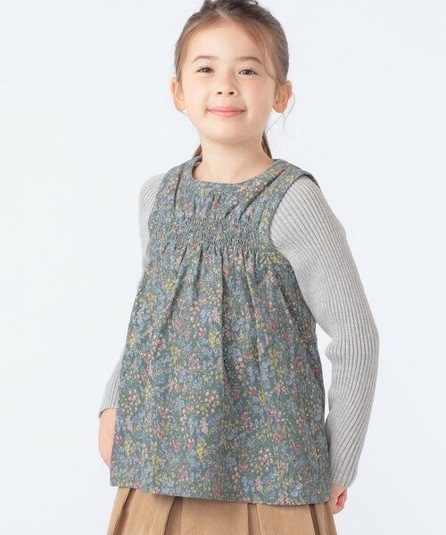 SHIPS / シップス シャツ・ブラウス | SHIPS KIDS:100〜130cm / コーデュロイ リブ レイヤード トップス | 詳細10