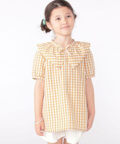 SHIPS / シップス シャツ・ブラウス | SHIPS KIDS:100〜130cm / ギンガムチェック 半袖 ブラウス