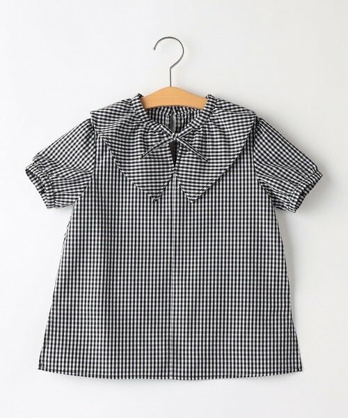SHIPS / シップス シャツ・ブラウス | SHIPS KIDS:100〜130cm / ギンガムチェック 半袖 ブラウス | 詳細10