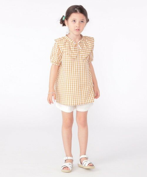 SHIPS / シップス シャツ・ブラウス | SHIPS KIDS:100〜130cm / ギンガムチェック 半袖 ブラウス | 詳細18
