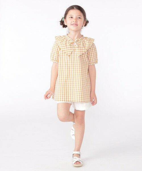 SHIPS / シップス シャツ・ブラウス | SHIPS KIDS:100〜130cm / ギンガムチェック 半袖 ブラウス | 詳細20