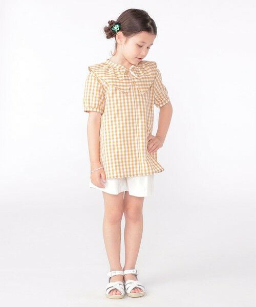 SHIPS / シップス シャツ・ブラウス | SHIPS KIDS:100〜130cm / ギンガムチェック 半袖 ブラウス | 詳細21