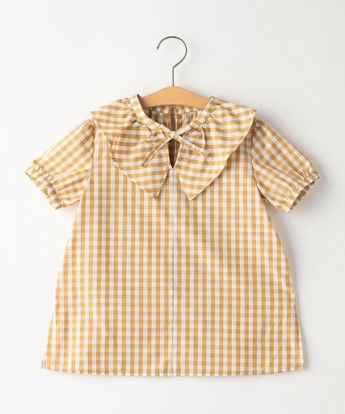 SHIPS / シップス シャツ・ブラウス | SHIPS KIDS:100〜130cm / ギンガムチェック 半袖 ブラウス | 詳細24