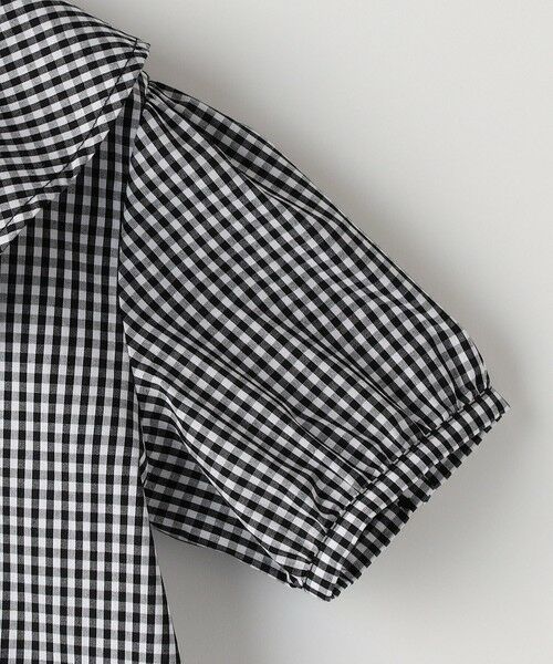 SHIPS / シップス シャツ・ブラウス | SHIPS KIDS:140〜150cm / ギンガムチェック 半袖 ブラウス | 詳細3