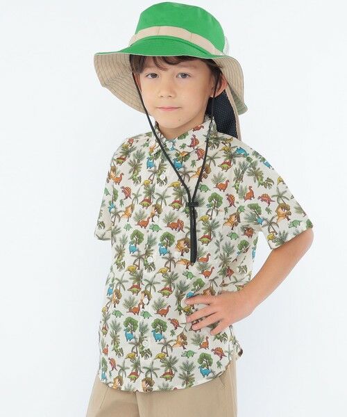 SHIPS / シップス シャツ・ブラウス | SHIPS KIDS:100〜130cm / リバティ プリント 半袖 シャツ | 詳細1