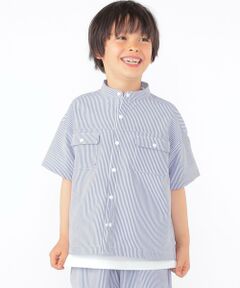 SHIPS / シップス シャツ・ブラウス | SHIPS KIDS:100〜130cm /〈UVカット/吸水速乾〉ドライタッチ ストライプ シャツ