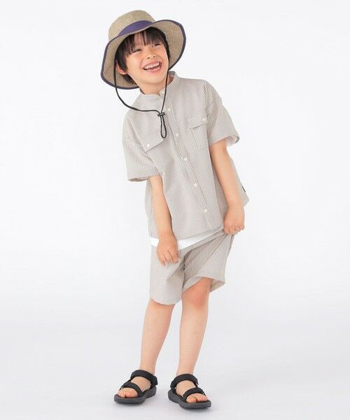 SHIPS / シップス シャツ・ブラウス | SHIPS KIDS:100〜130cm /〈UVカット/吸水速乾〉ドライタッチ ストライプ シャツ | 詳細6