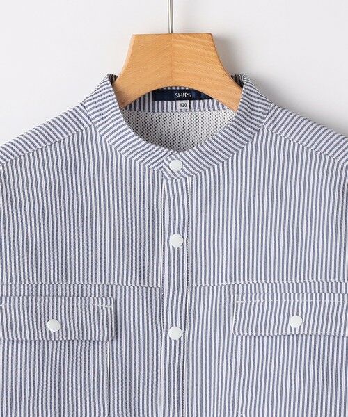 SHIPS / シップス シャツ・ブラウス | SHIPS KIDS:100〜130cm /〈UVカット/吸水速乾〉ドライタッチ ストライプ シャツ | 詳細17