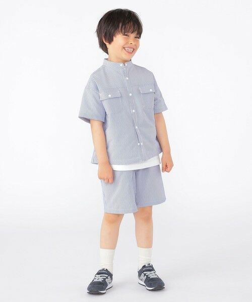 SHIPS / シップス シャツ・ブラウス | SHIPS KIDS:100〜130cm /〈UVカット/吸水速乾〉ドライタッチ ストライプ シャツ | 詳細11