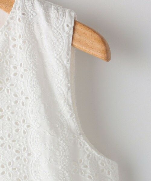 SHIPS / シップス シャツ・ブラウス | SHIPS KIDS:140〜150cm / レース ペプラム ノースリーブ ブラウス | 詳細11