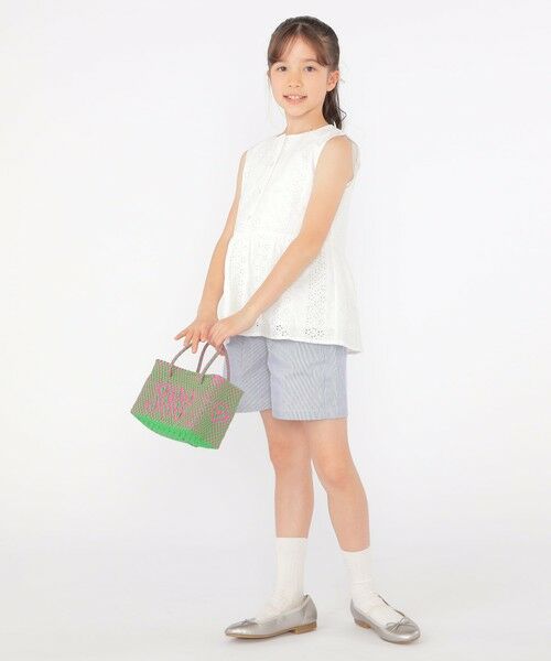 SHIPS / シップス シャツ・ブラウス | SHIPS KIDS:140〜150cm / レース ペプラム ノースリーブ ブラウス | 詳細7