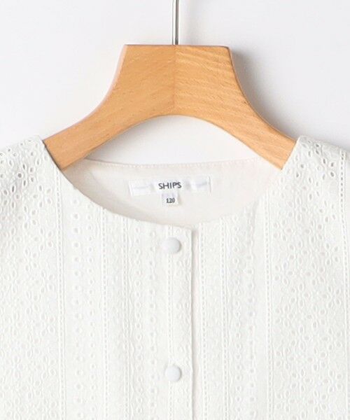 SHIPS / シップス シャツ・ブラウス | SHIPS KIDS:100〜130cm / レース ペプラム ノースリーブ ブラウス | 詳細12