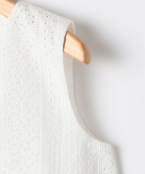 SHIPS / シップス シャツ・ブラウス | SHIPS KIDS:100〜130cm / レース ペプラム ノースリーブ ブラウス | 詳細13