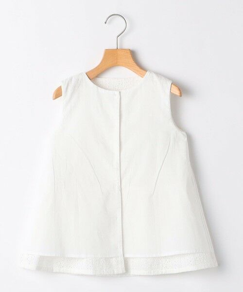 SHIPS / シップス シャツ・ブラウス | SHIPS KIDS:100〜130cm / レース ペプラム ノースリーブ ブラウス | 詳細15