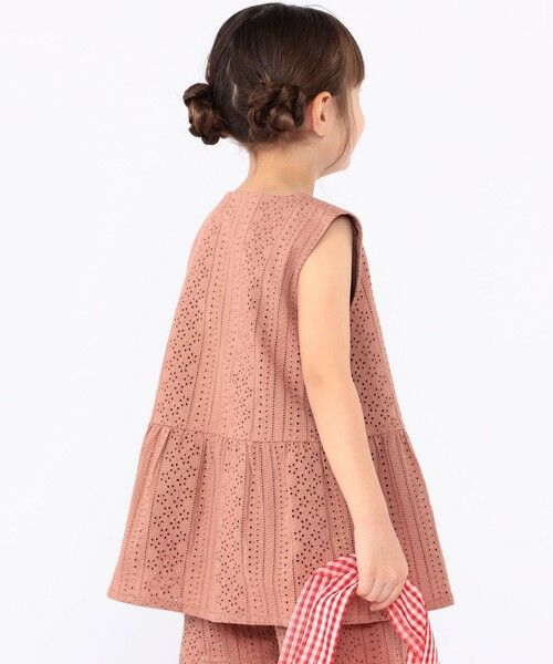 SHIPS / シップス シャツ・ブラウス | SHIPS KIDS:100〜130cm / レース ペプラム ノースリーブ ブラウス | 詳細21