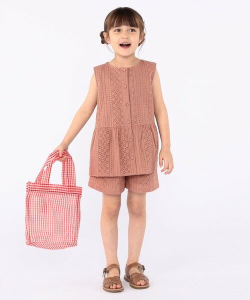 SHIPS / シップス シャツ・ブラウス | SHIPS KIDS:100〜130cm / レース ペプラム ノースリーブ ブラウス | 詳細28