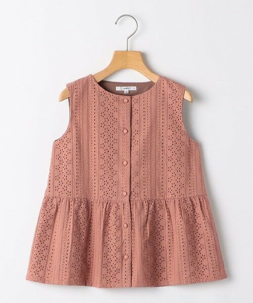 SHIPS / シップス シャツ・ブラウス | SHIPS KIDS:100〜130cm / レース ペプラム ノースリーブ ブラウス | 詳細29