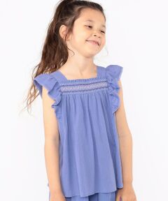 SHIPS / シップス シャツ・ブラウス | SHIPS KIDS:100〜130cm / スモッキング フリル ブラウス