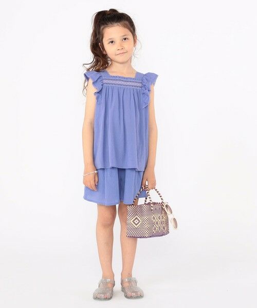 SHIPS / シップス シャツ・ブラウス | SHIPS KIDS:100〜130cm / スモッキング フリル ブラウス | 詳細19