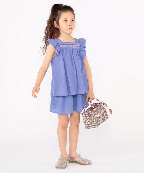 SHIPS / シップス シャツ・ブラウス | SHIPS KIDS:100〜130cm / スモッキング フリル ブラウス | 詳細22