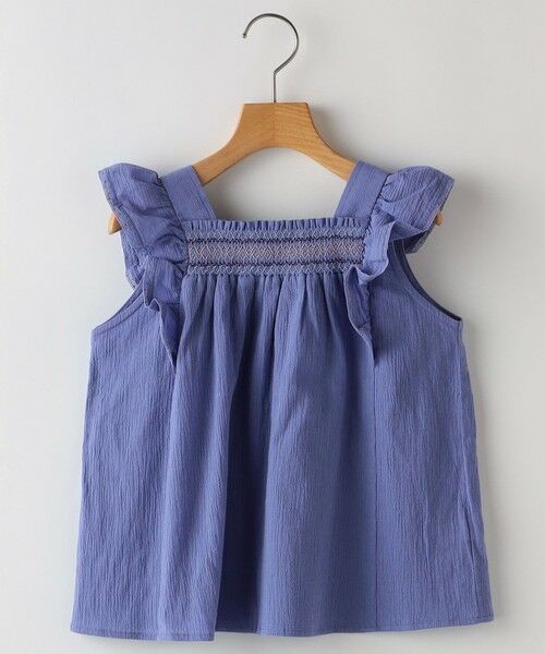 SHIPS / シップス シャツ・ブラウス | SHIPS KIDS:100〜130cm / スモッキング フリル ブラウス | 詳細23