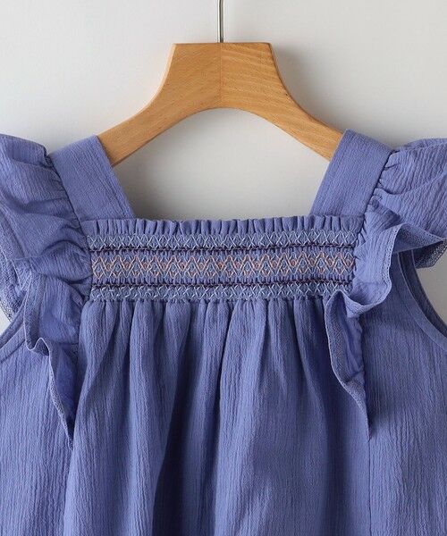 SHIPS / シップス シャツ・ブラウス | SHIPS KIDS:100〜130cm / スモッキング フリル ブラウス | 詳細25