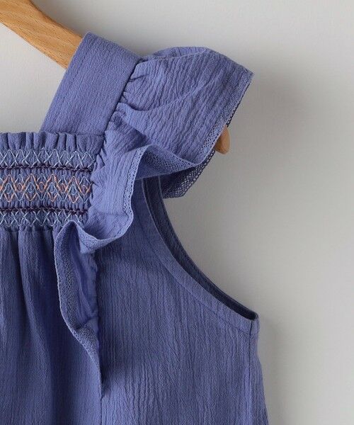 SHIPS / シップス シャツ・ブラウス | SHIPS KIDS:140〜150cm / スモッキング フリル ブラウス | 詳細4