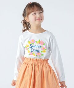 SHIPS / シップス Tシャツ | SHIPS KIDS:100〜130cm / サニーデイズ プリント 長袖 TEE