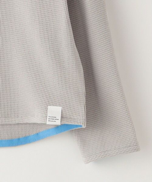 SHIPS / シップス Tシャツ | 【SHIPS KIDS別注】THYARD:100〜140cm / ソフト ワッフル 長袖 カットソー | 詳細5