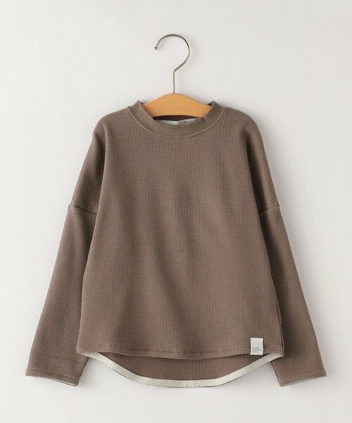 SHIPS / シップス Tシャツ | 【SHIPS KIDS別注】THYARD:100〜140cm / ソフト ワッフル 長袖 カットソー | 詳細8
