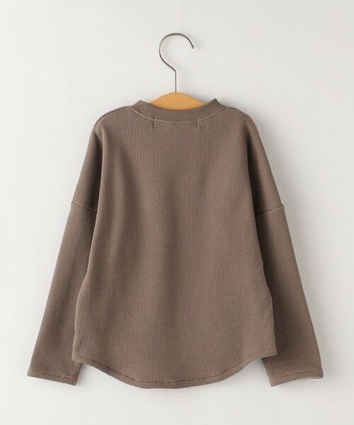 SHIPS / シップス Tシャツ | 【SHIPS KIDS別注】THYARD:100〜140cm / ソフト ワッフル 長袖 カットソー | 詳細9