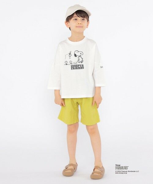 SHIPS / シップス Tシャツ | SHIPS KIDS:100〜130cm / スヌーピー 7分袖 TEE | 詳細6
