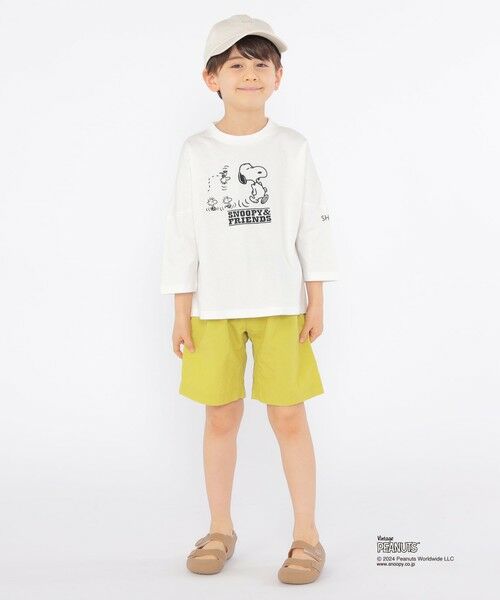 SHIPS / シップス Tシャツ | SHIPS KIDS:100〜130cm / スヌーピー 7分袖 TEE | 詳細7