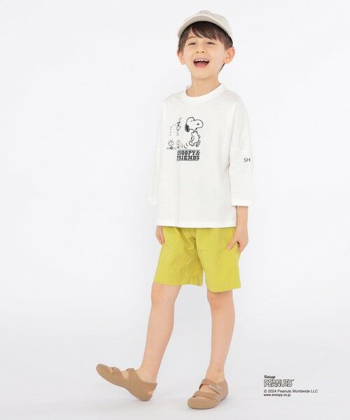 SHIPS / シップス Tシャツ | SHIPS KIDS:100〜130cm / スヌーピー 7分袖 TEE | 詳細8
