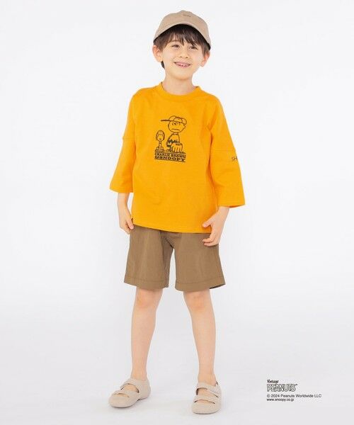 SHIPS / シップス Tシャツ | SHIPS KIDS:100〜130cm / スヌーピー 7分袖 TEE | 詳細20