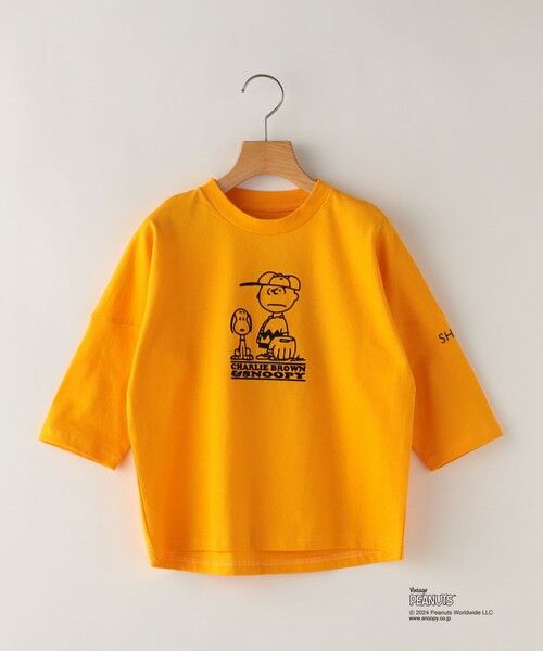 SHIPS / シップス Tシャツ | SHIPS KIDS:100〜130cm / スヌーピー 7分袖 TEE | 詳細21