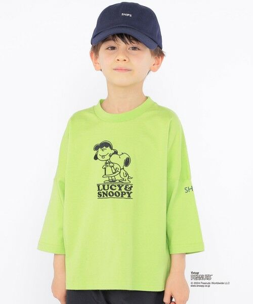 SHIPS / シップス Tシャツ | SHIPS KIDS:100〜130cm / スヌーピー 7分袖 TEE | 詳細24