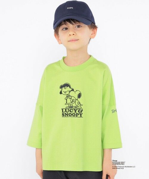 SHIPS / シップス Tシャツ | SHIPS KIDS:100〜130cm / スヌーピー 7分袖 TEE | 詳細26