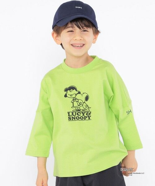 SHIPS / シップス Tシャツ | SHIPS KIDS:100〜130cm / スヌーピー 7分袖 TEE | 詳細27
