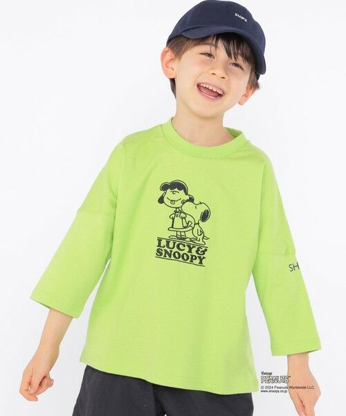 SHIPS / シップス Tシャツ | SHIPS KIDS:100〜130cm / スヌーピー 7分袖 TEE | 詳細28