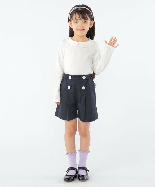 SHIPS / シップス Tシャツ | SHIPS KIDS:100〜130cm / レース カラー 長袖 TEE | 詳細5