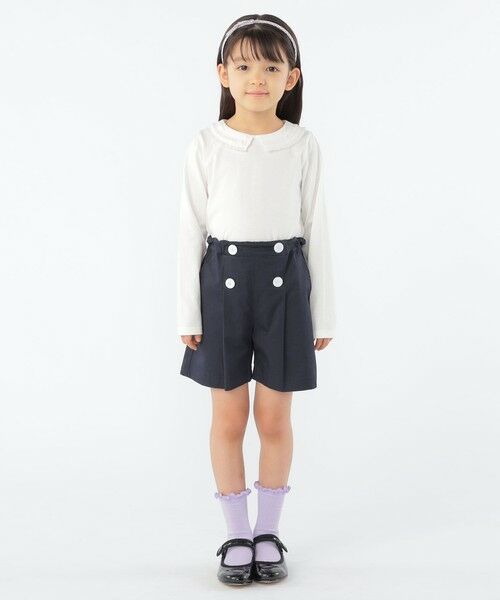 SHIPS / シップス Tシャツ | SHIPS KIDS:100〜130cm / レース カラー 長袖 TEE | 詳細6