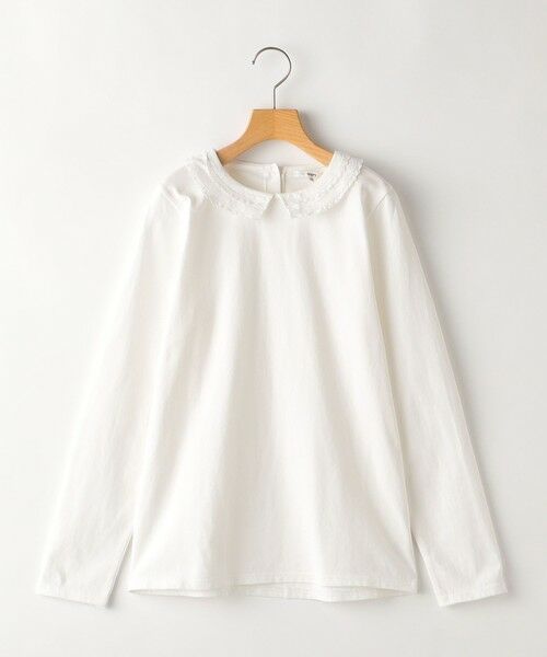 SHIPS / シップス Tシャツ | SHIPS KIDS:140〜150cm / レース カラー 長袖 TEE | 詳細6