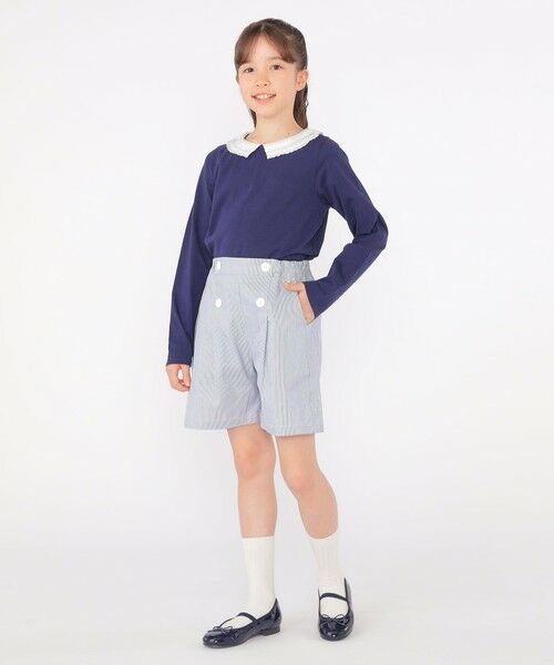 SHIPS / シップス Tシャツ | SHIPS KIDS:140〜150cm / レース カラー 長袖 TEE | 詳細20