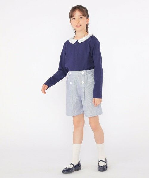 SHIPS / シップス Tシャツ | SHIPS KIDS:140〜150cm / レース カラー 長袖 TEE | 詳細23