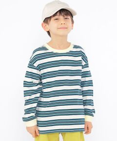 SHIPS / シップス Tシャツ | SHIPS KIDS:100〜130cm / マルチ ボーダー 長袖 TEE
